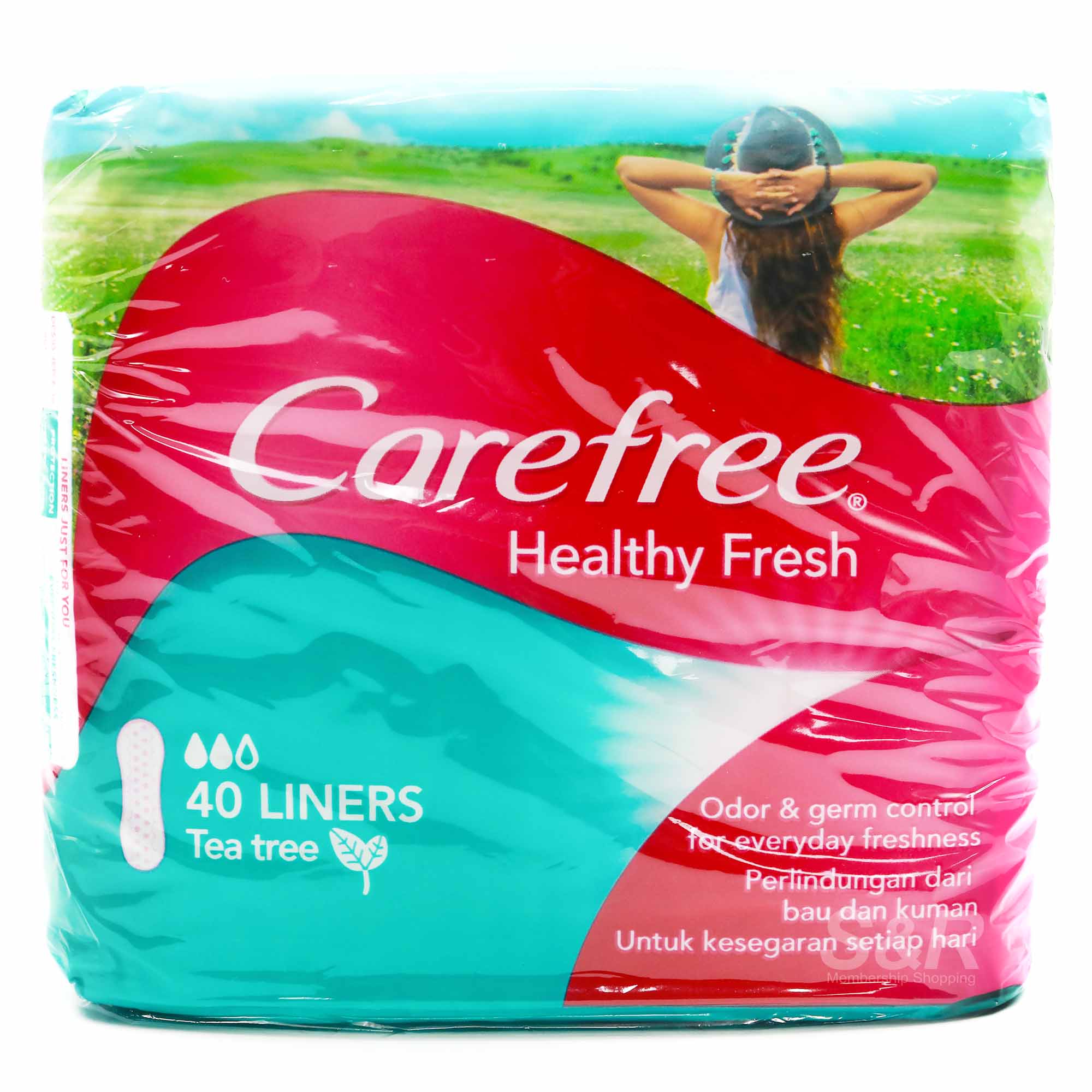 Carefree Healthy Fresh Panty Liners (40pcs x 2pcs)